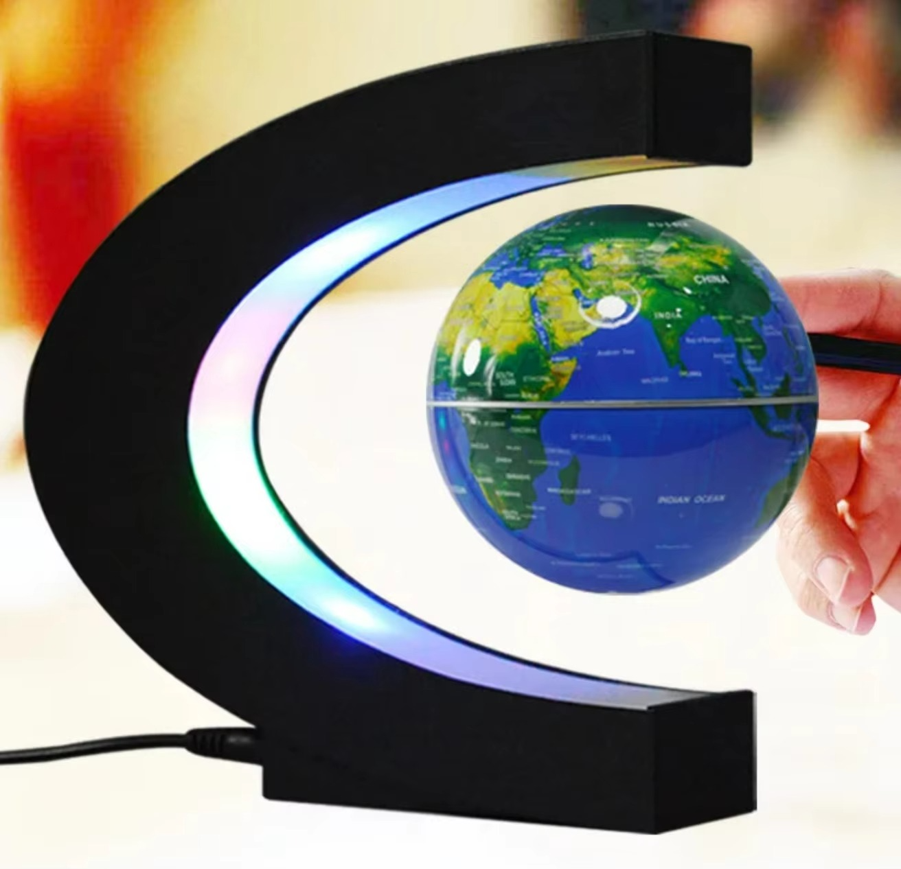 BowLift | Gravity-Defying 3-Inch Magnetic Levitation Globe for Desk and Home Decor