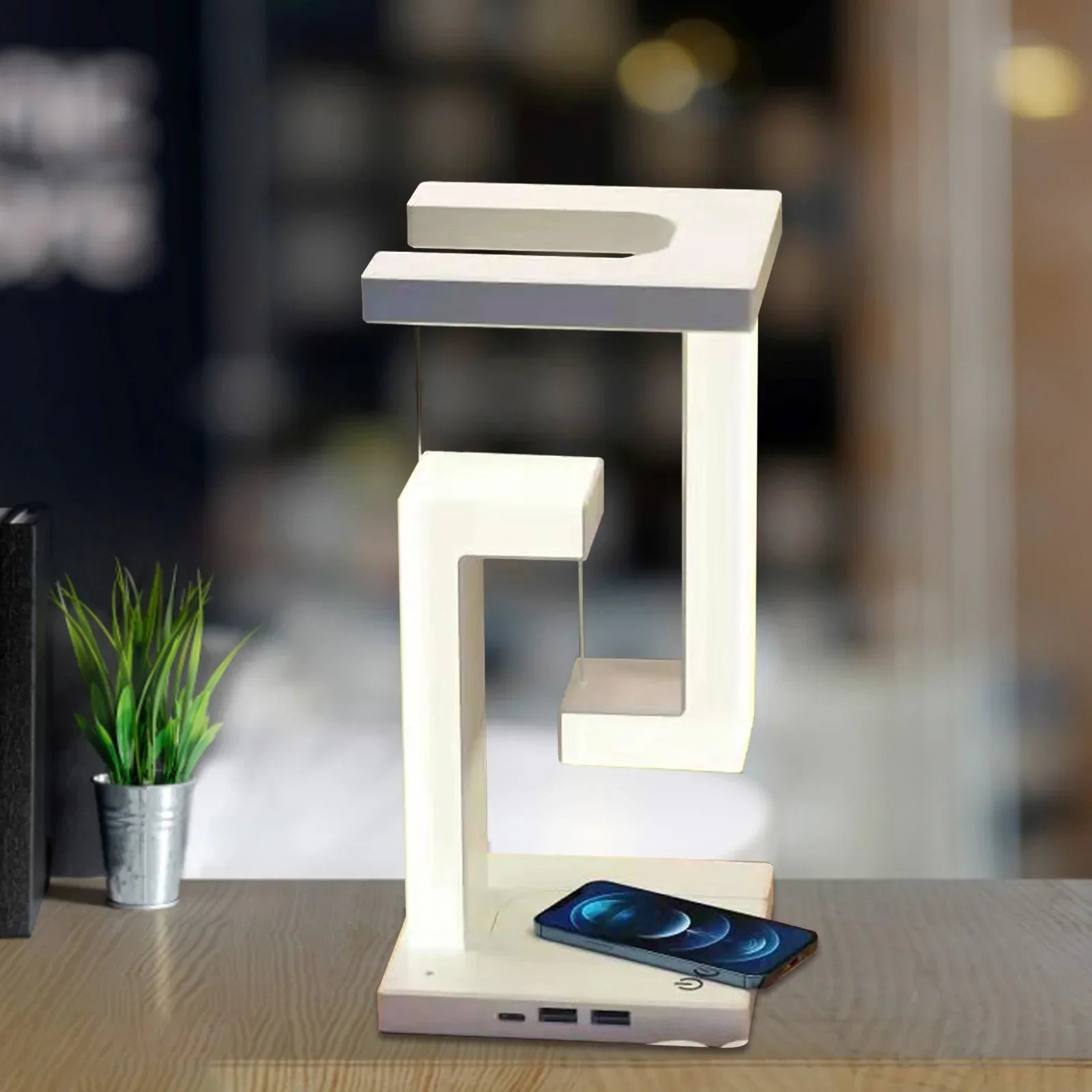 BowLift | Anti Gravity Orbit Wireless Charging Night Lamp