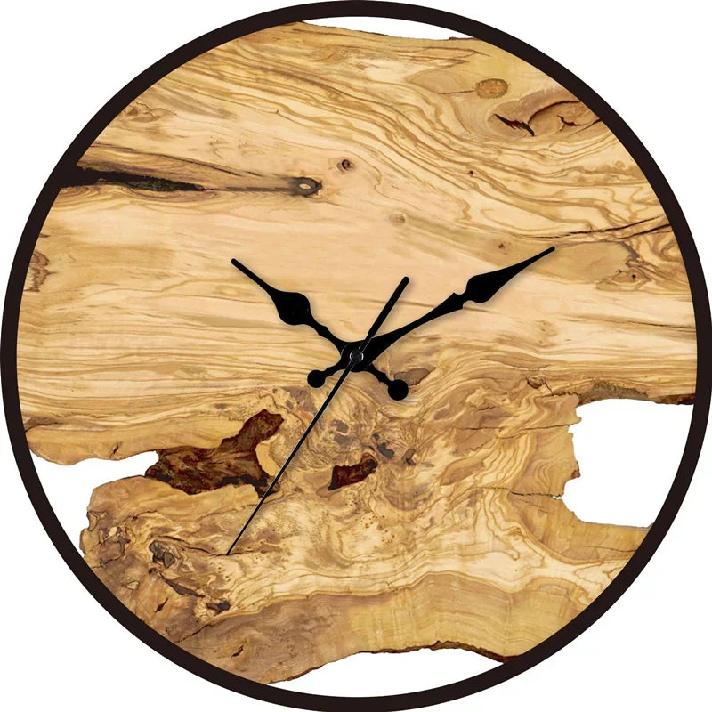 BowLift | Silent wall clock made of acrylic and wood