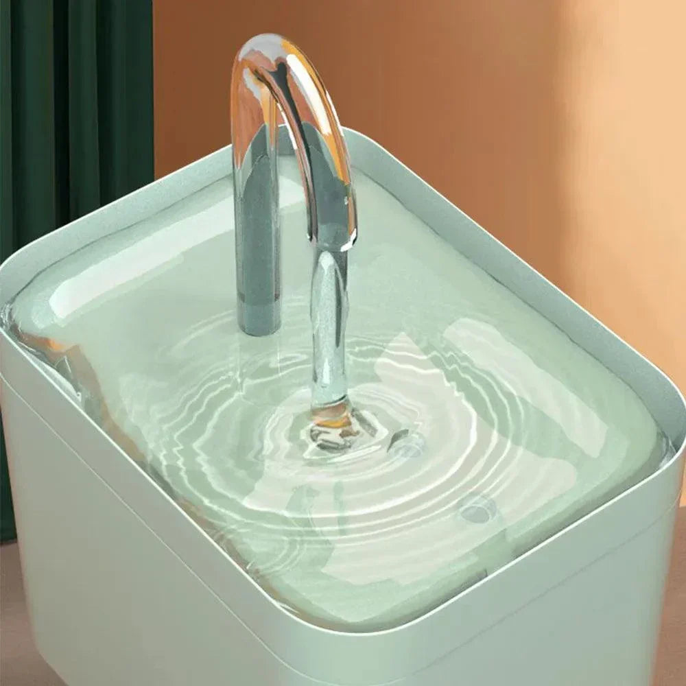 BowLift | Ultra-quiet Pet Water Fountain with Intelligent Filtration - 1.5 l Stainless Steel