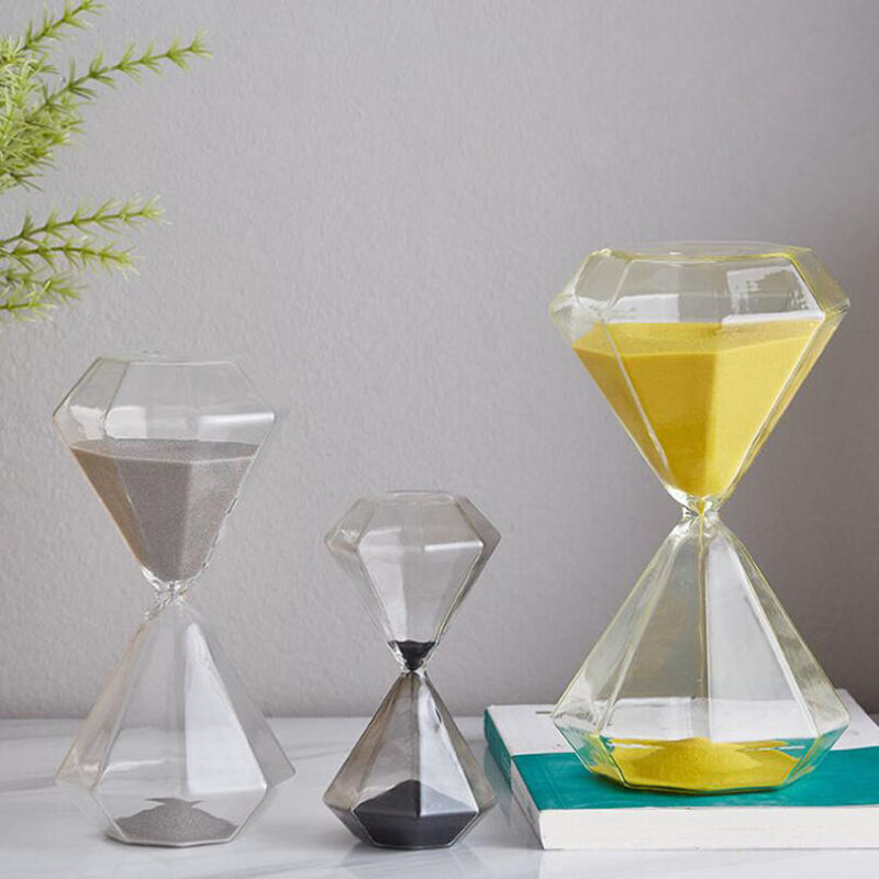 BowLift | 5–60 Minute diamond hourglass, hourglass, hourglass, children's gift, hourglass, home decoration, available in multiple color options