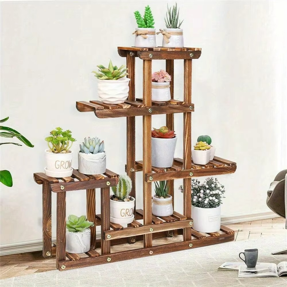 BowLift | Adjustable 9-Tier Corner Plant Display Stand