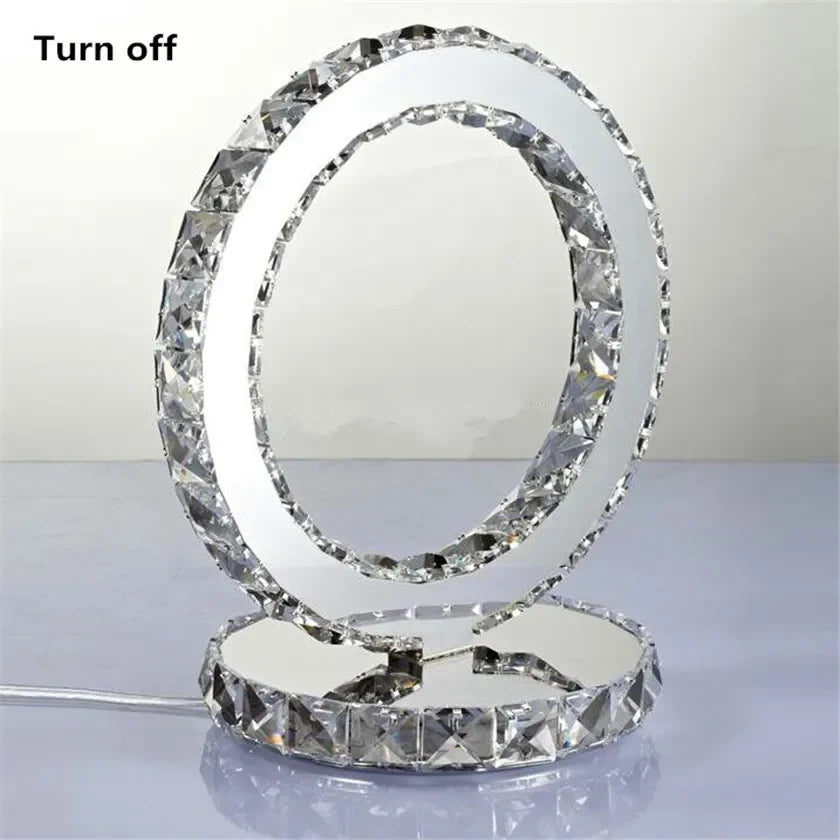 BowLift | AmbientShine | Modern Crystal Table Lamp
