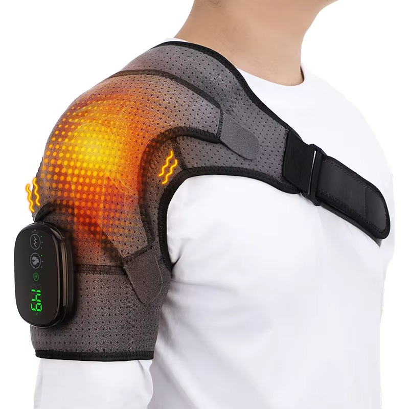 BowLift | Adjustable Heated Shoulder Massage Brace for Muscle Relaxation