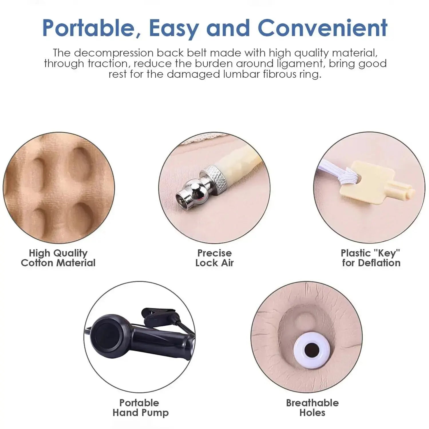 BowLift | Inflatable Lumbar Pain Relief Belt