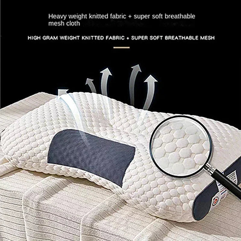 BowLift | Orthopedic neck pillow with reverse traction for a patient, 48 x 74 cm