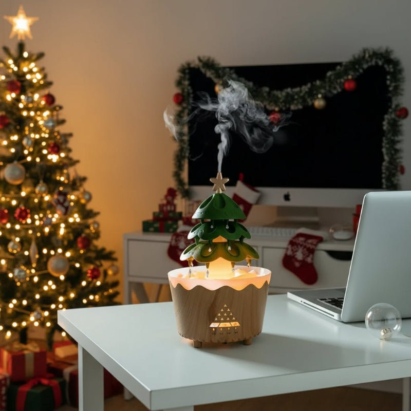 BowLift | Christmas Tree Scent Diffuser with Adjustable Mist and LED Light
