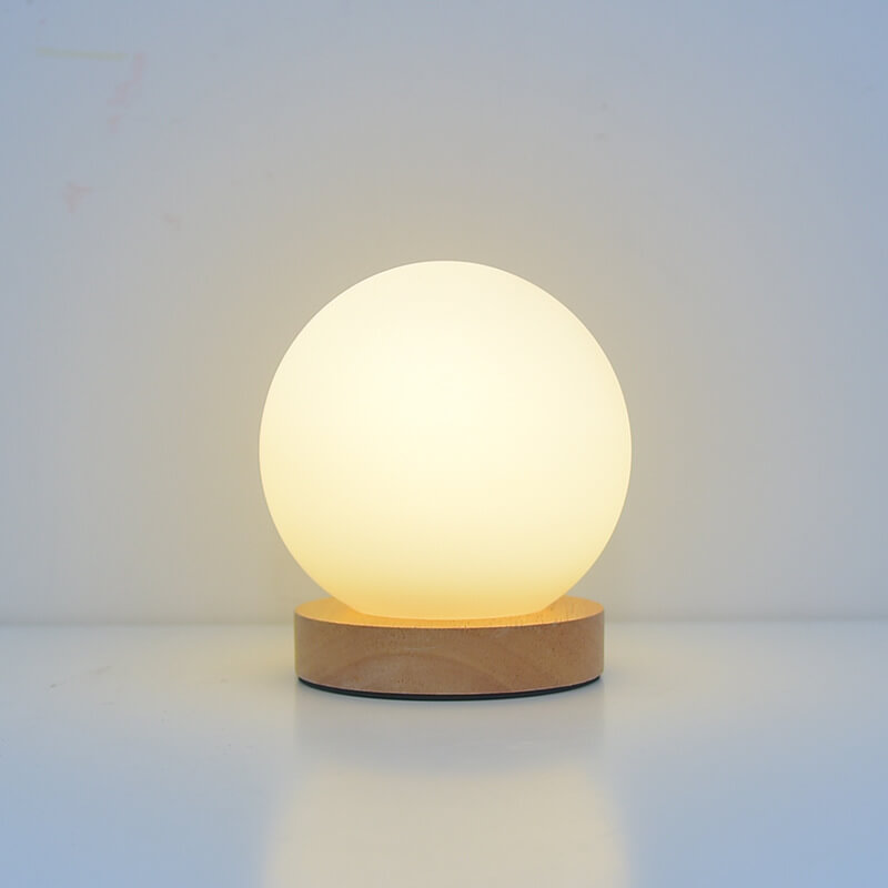 BowLift | LumoAura USB LED Table Lamp | Rechargeable | Warm Light | Minimalist Design for Home