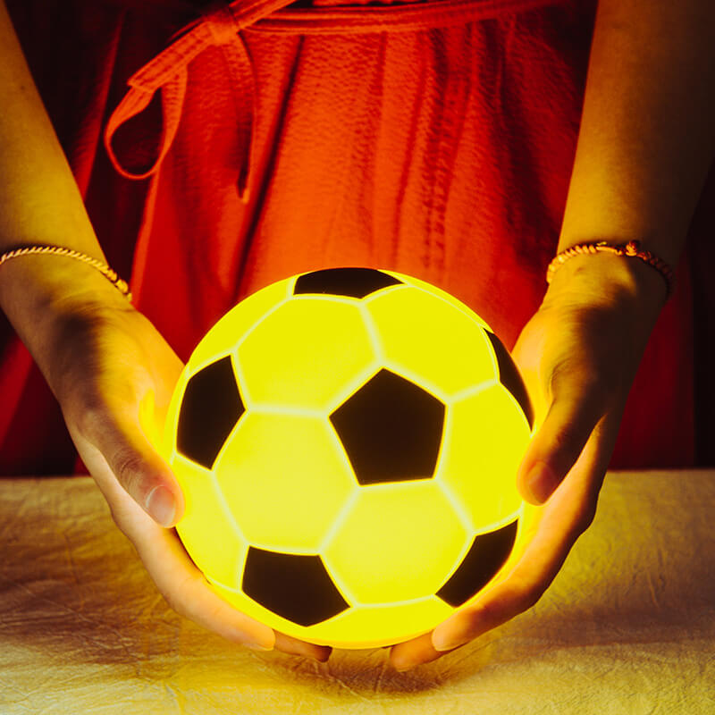 BowLift | Creative Soccer Silicone LED Night Light USB Charging Table Lamp