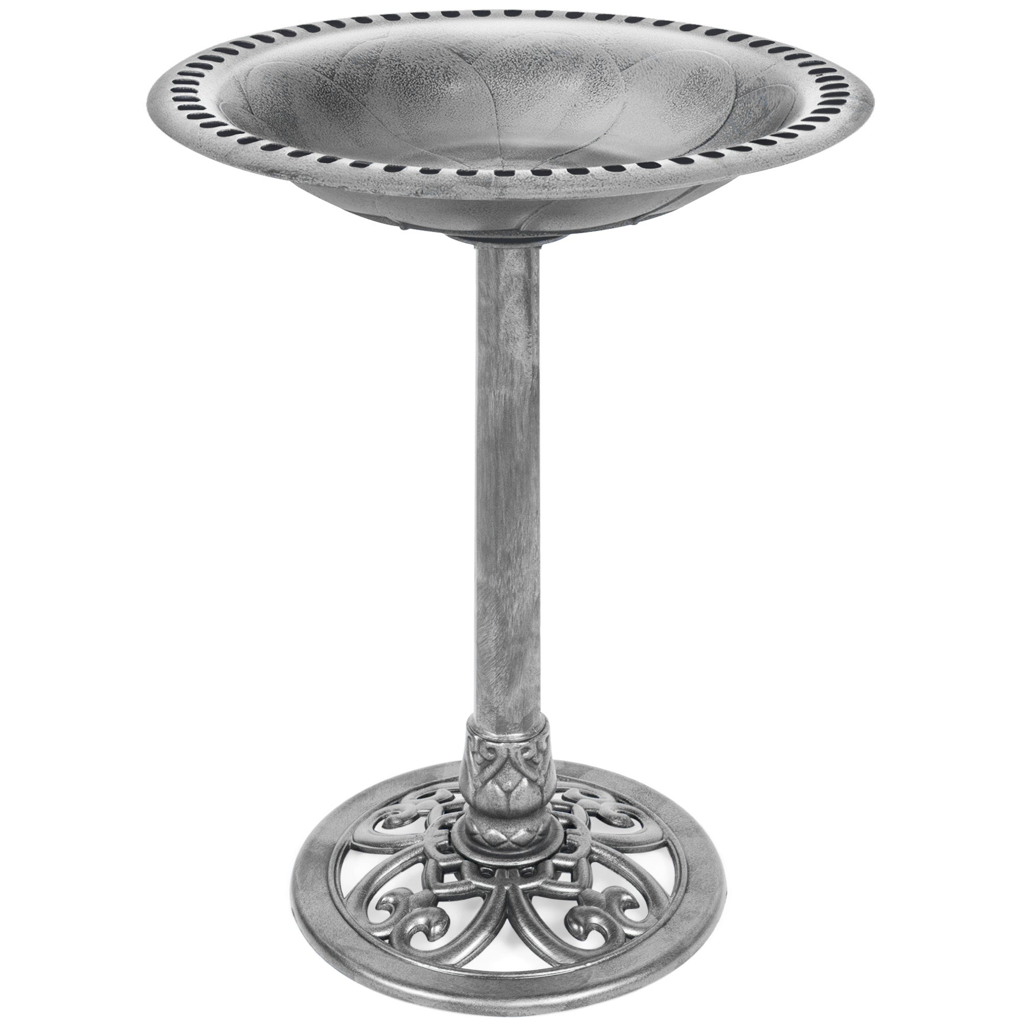 BowLift | Birdbath for the garden with Fleur-de-Lis decoration