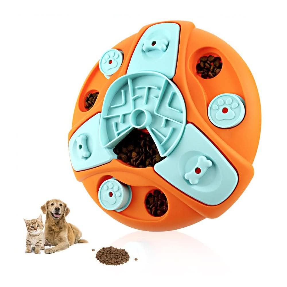 BowLift | Interactive Anti-Sloshing Bowl for Dogs with Rotating Function & Treat Game