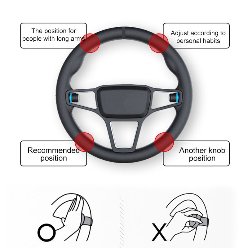 BowLift | Ergonomic Steering Wheel Spinner Knob for a Smooth Driving Experience