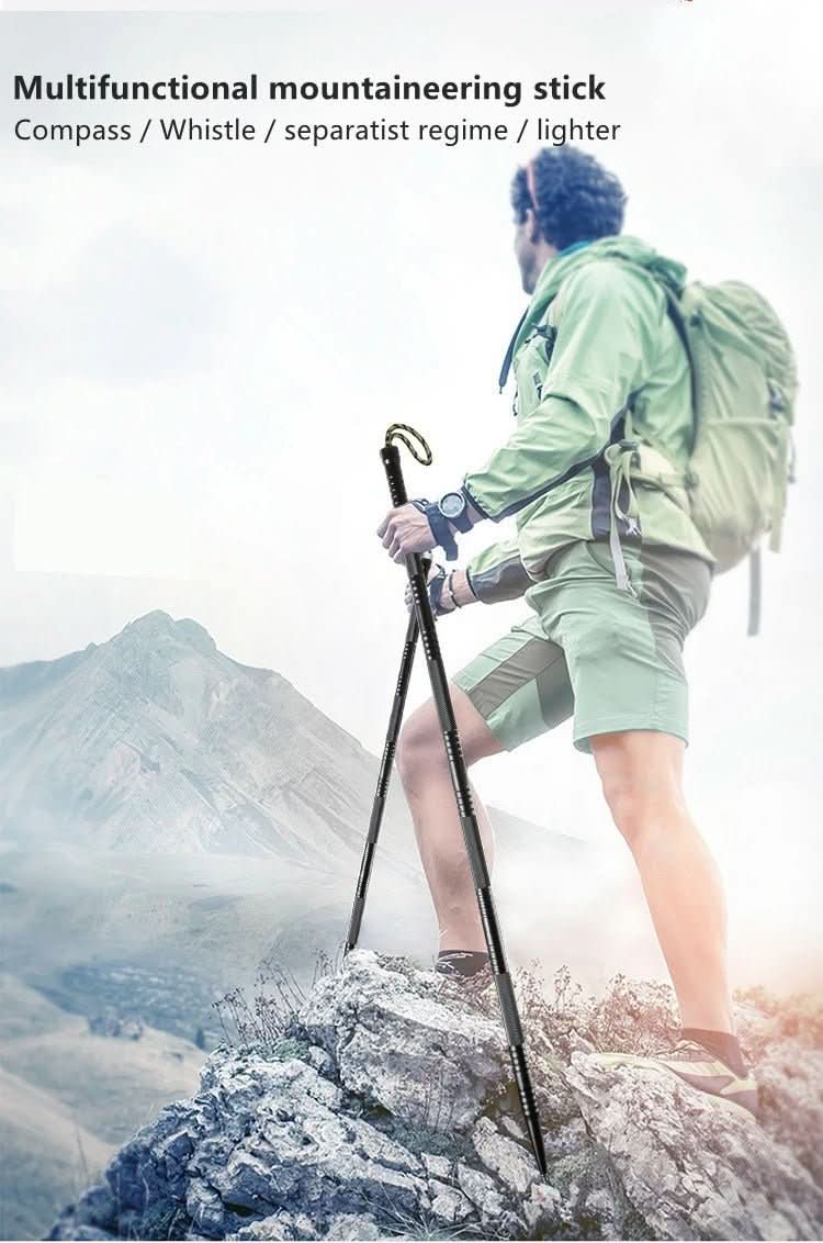 BowLift | Foldable Hiking Pole with Integrated Multitool