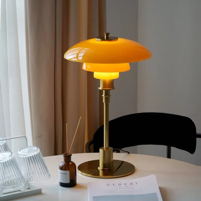 BowLift | Scandinavian Dimmable Table Lamp – Modern Danish Designer Iron & Glass Lamp