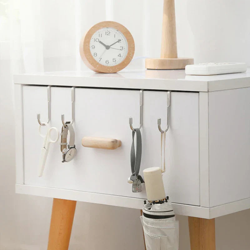 BowLift | EasyHook Double Hook | Stainless Steel 304 | For Cabinet Doors | No Drilling