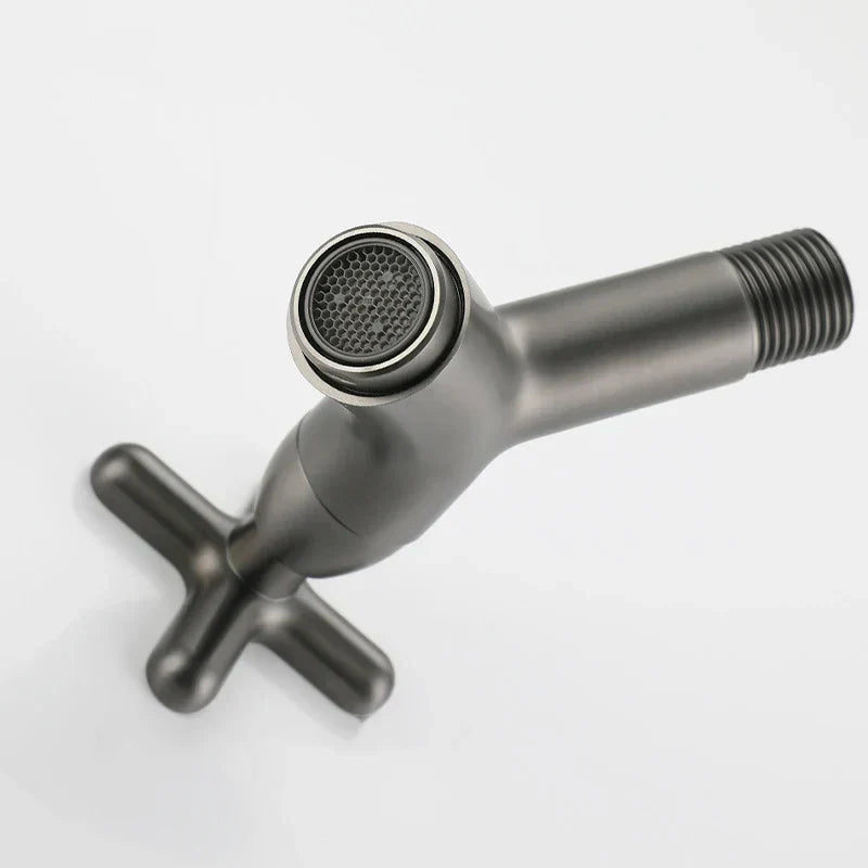 BowLift | BrassFlow – Wall-Mounted Cold Water Tap in Solid Brass