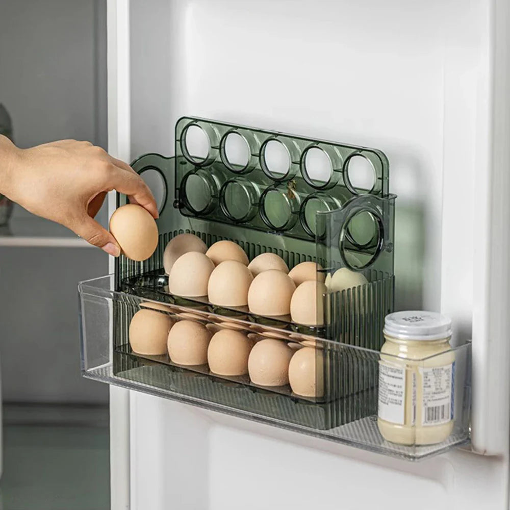 BowLift | 3-layer Flip Egg Storage Box