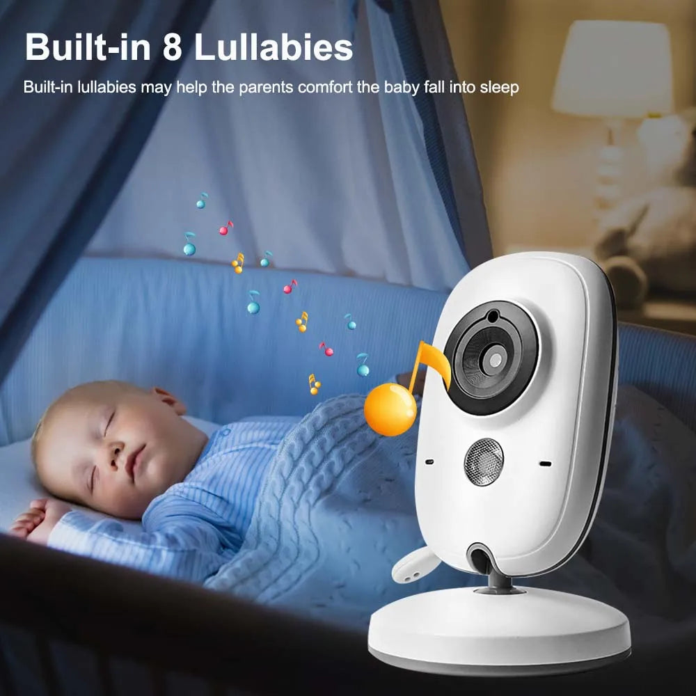 BowLift | 3.5-Inch Video Baby Monitor with Night Vision, Temperature Display and Two-Way Audio