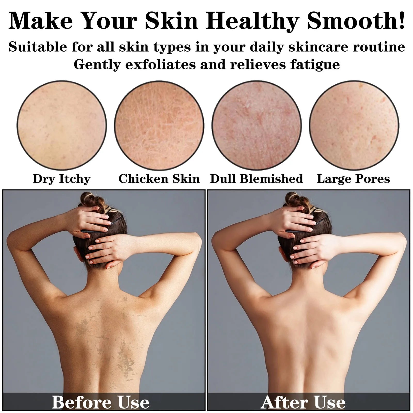 BowLift | Double Sided Exfoliating Bath Scrub