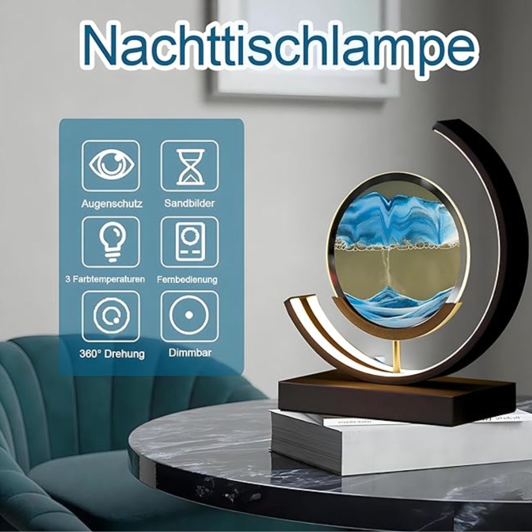 BowLift | Deep Sea Sandscapes: Illuminated Sand Art for Serene Home Decor