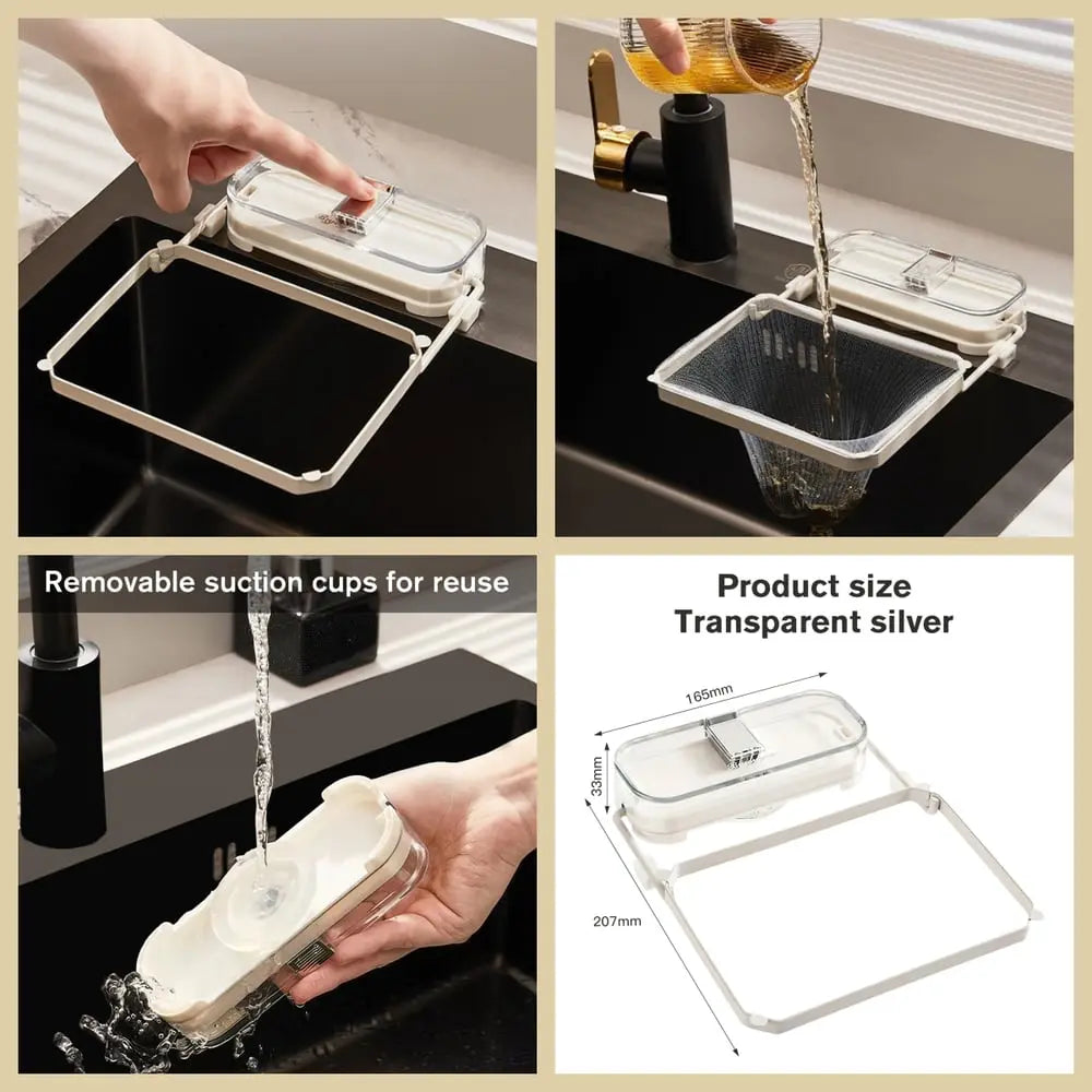 BowLift | Suction cup drain strainer with 50 filter bags