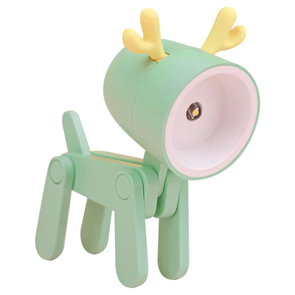 BowLift | Cute LED Night Light - Mini Dog, Deer, Dinosaur Folding Table Lamp for the Children's Room