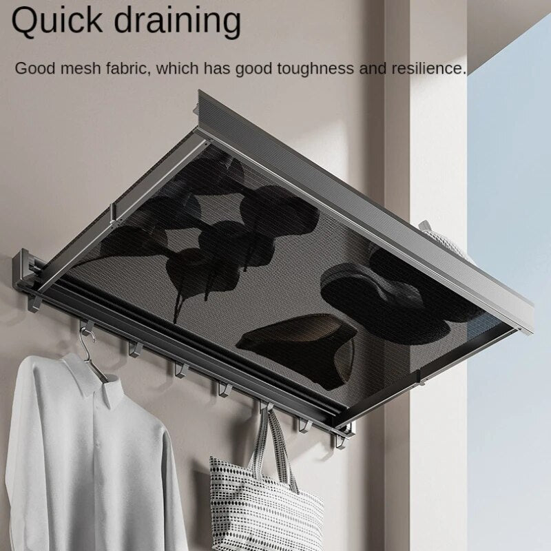 BowLift | Retractable Laundry Organizer Net Rack