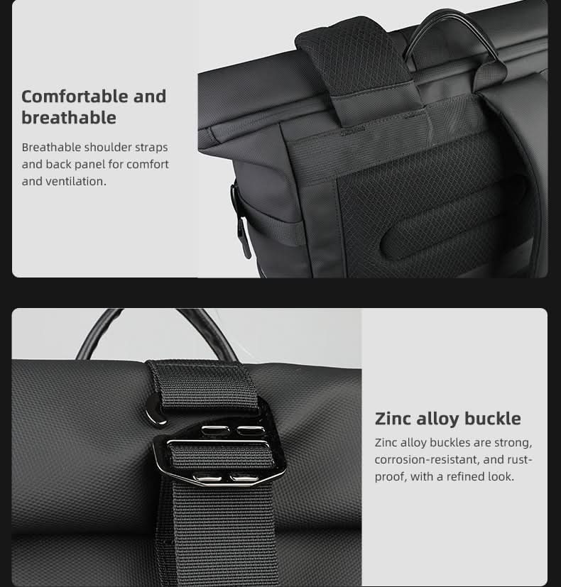 BowLift | Expandable outdoor backpack with large volume & laptop compartment