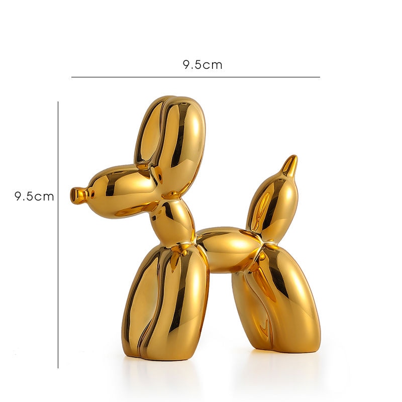 BowLift | Balloon Dog Sculpture, Balloon Art Statue, Mini Collectible Figurine, Home Decoration, Resin Figure, Desk Accessories, Room Decoration
