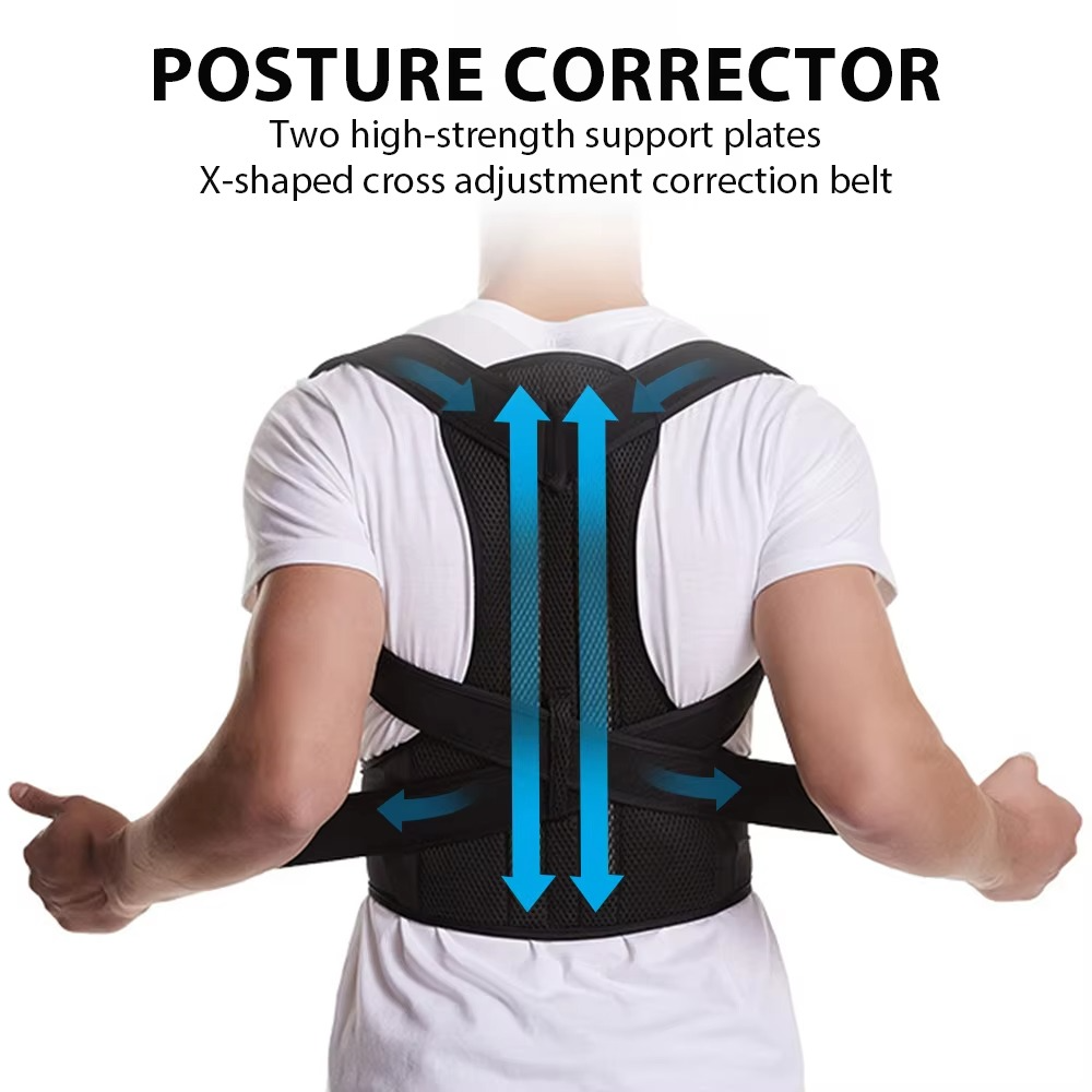 BowLift | Adjustable Back Brace Posture Corrector for Men and Women, Lumbar and Shoulder Support for Better Alignment