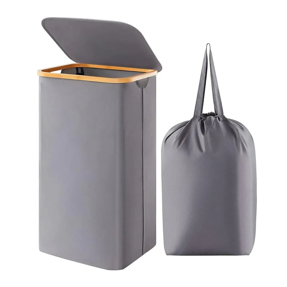 BowLift | Collapsible Laundry Basket with Inner Bag