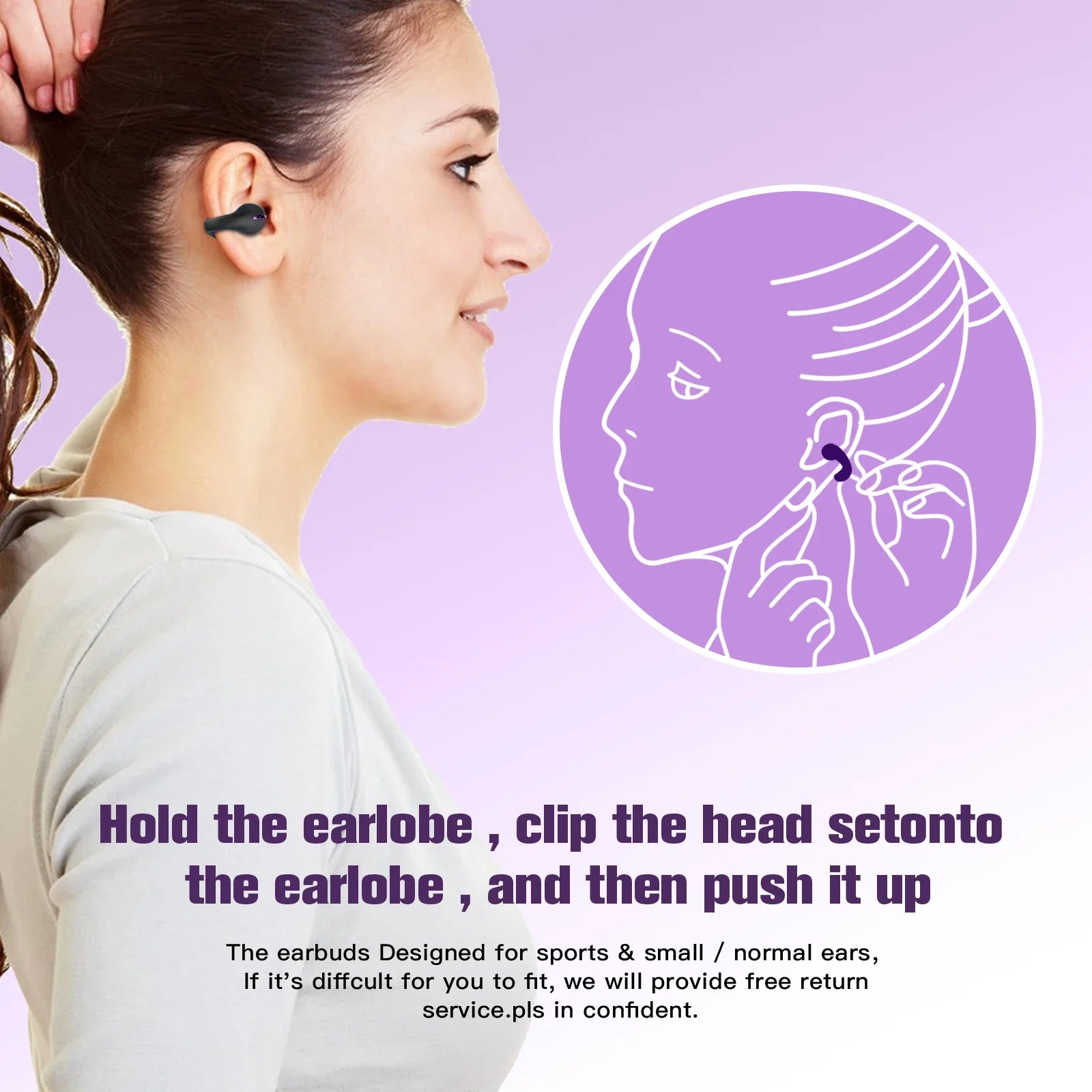 BowLift | Bone Conduction Ear Clip Headphones