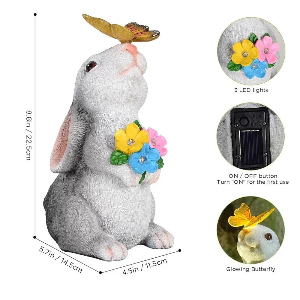 BowLift | Butterfly and Flower Hare Garden Light