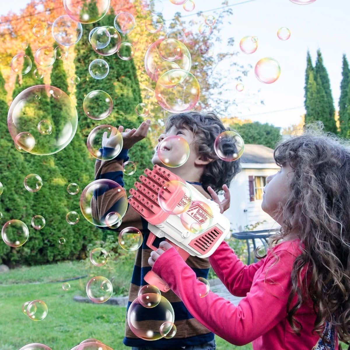BowLift | BUBBLEFUN – Bubble play without batteries for endless fun