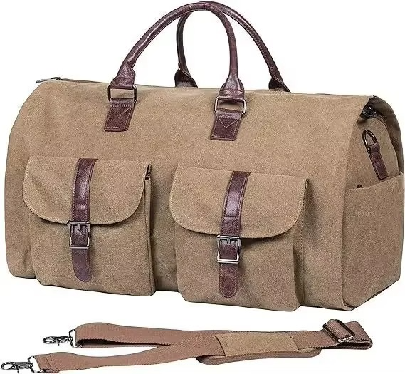 BowLift | Garment Duffel Weekender Bag – Foldable Carry-On Suit Bag for Men