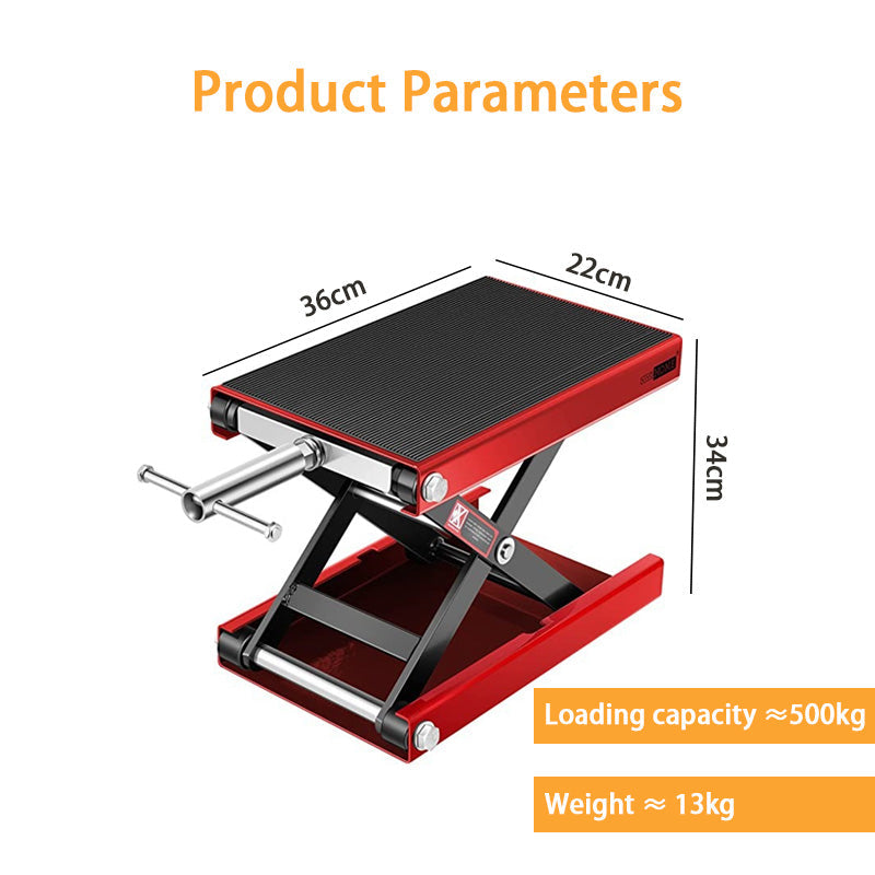 BowLift | Thickened Motorcycle Repair Platform Lift, Motorcycle Scissor Lift Jack, Lifting Frame