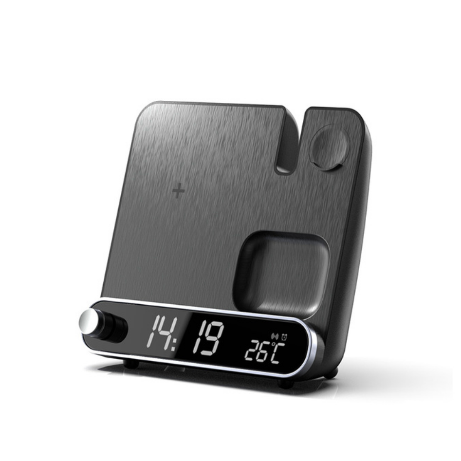 BowLift | 3 in 1 wireless charger Alarm clock