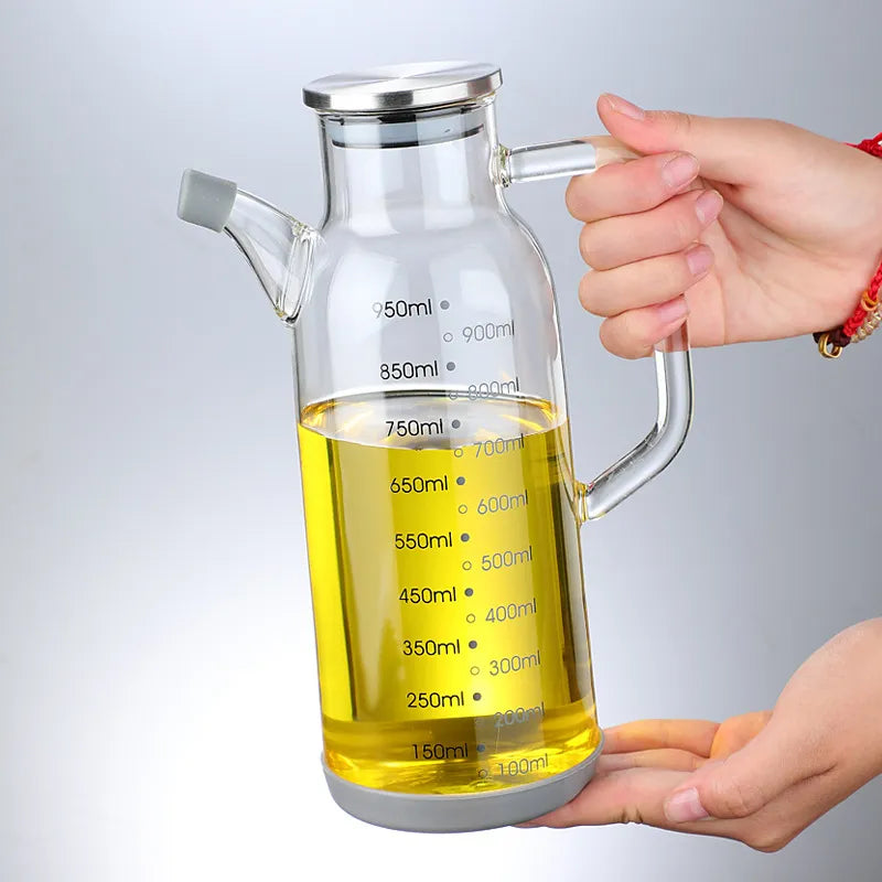 BowLift | Pure Glass Measuring Scale Oil Dispenser  Bottle