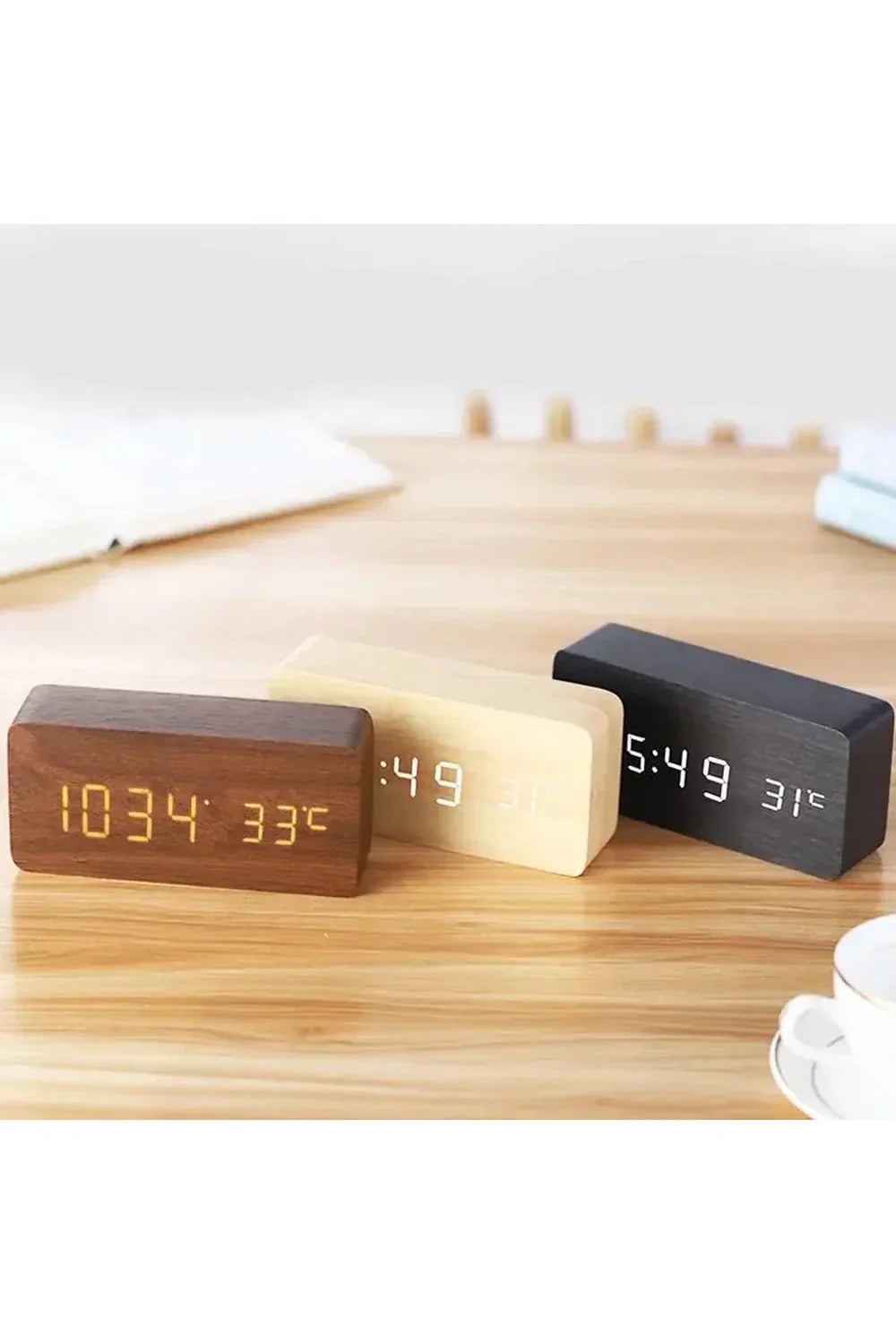 BowLift | Wood LED Digital Clock