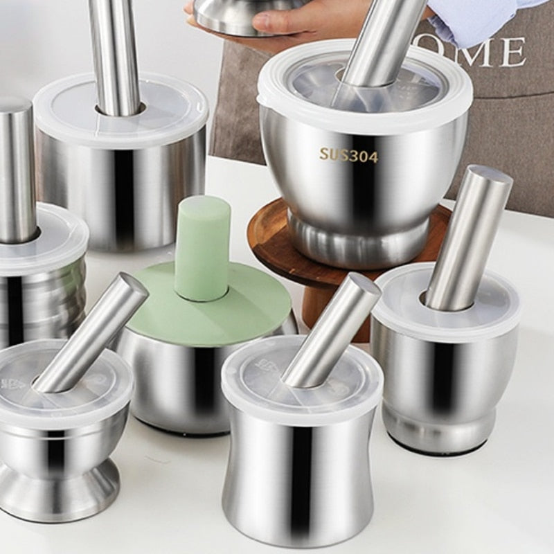 BowLift | Stainless Steel Effortless Garlic Grinding Bowl