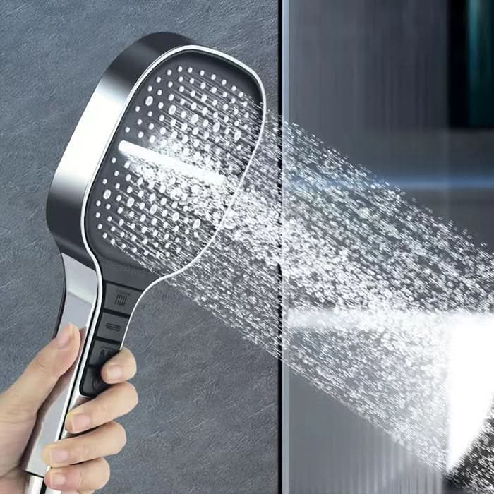 BowLift | AQUAGLOW – LED Showerhead with Spa Effect & 3 Spray Functions