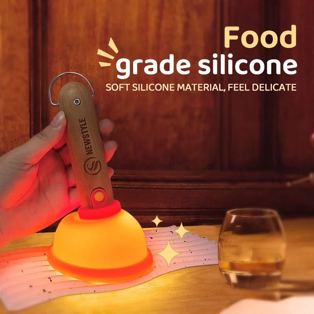 BowLift | Plunger Style Stress Relief LED Night Lamp