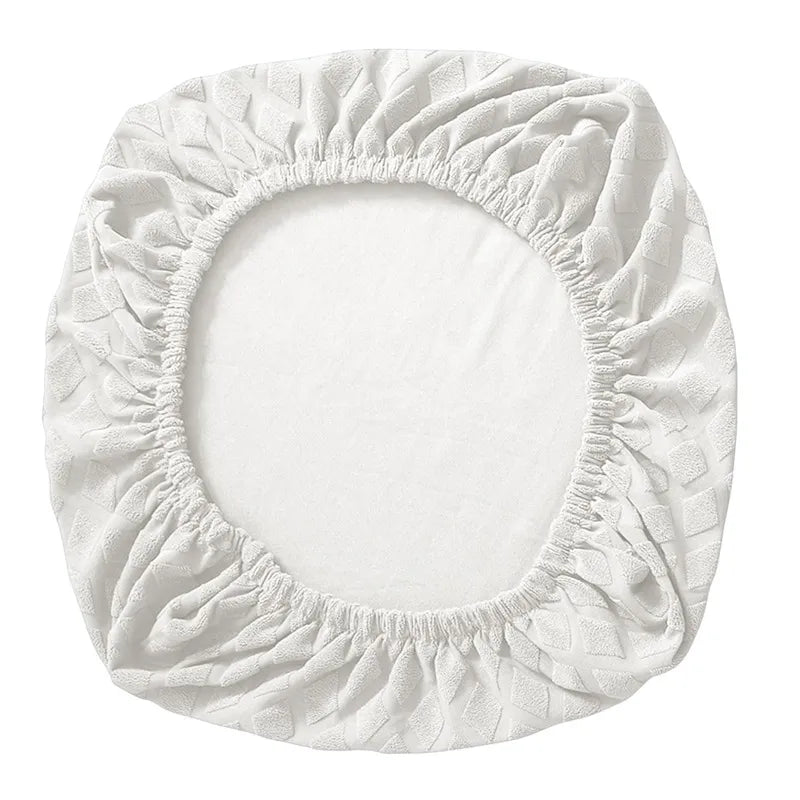 BowLift | Spandex elastic office chair cover Jacquard seat covers pineapple mesh fleece protective cover elastic computer seat protector