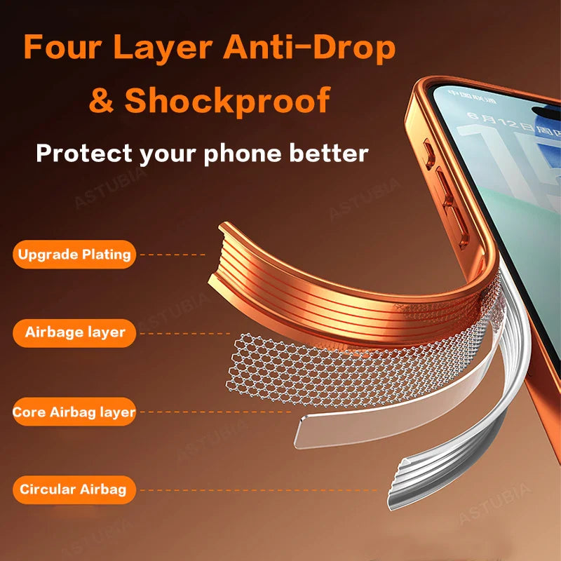 BowLift | Shockproof Luxury Plating iPhone Case