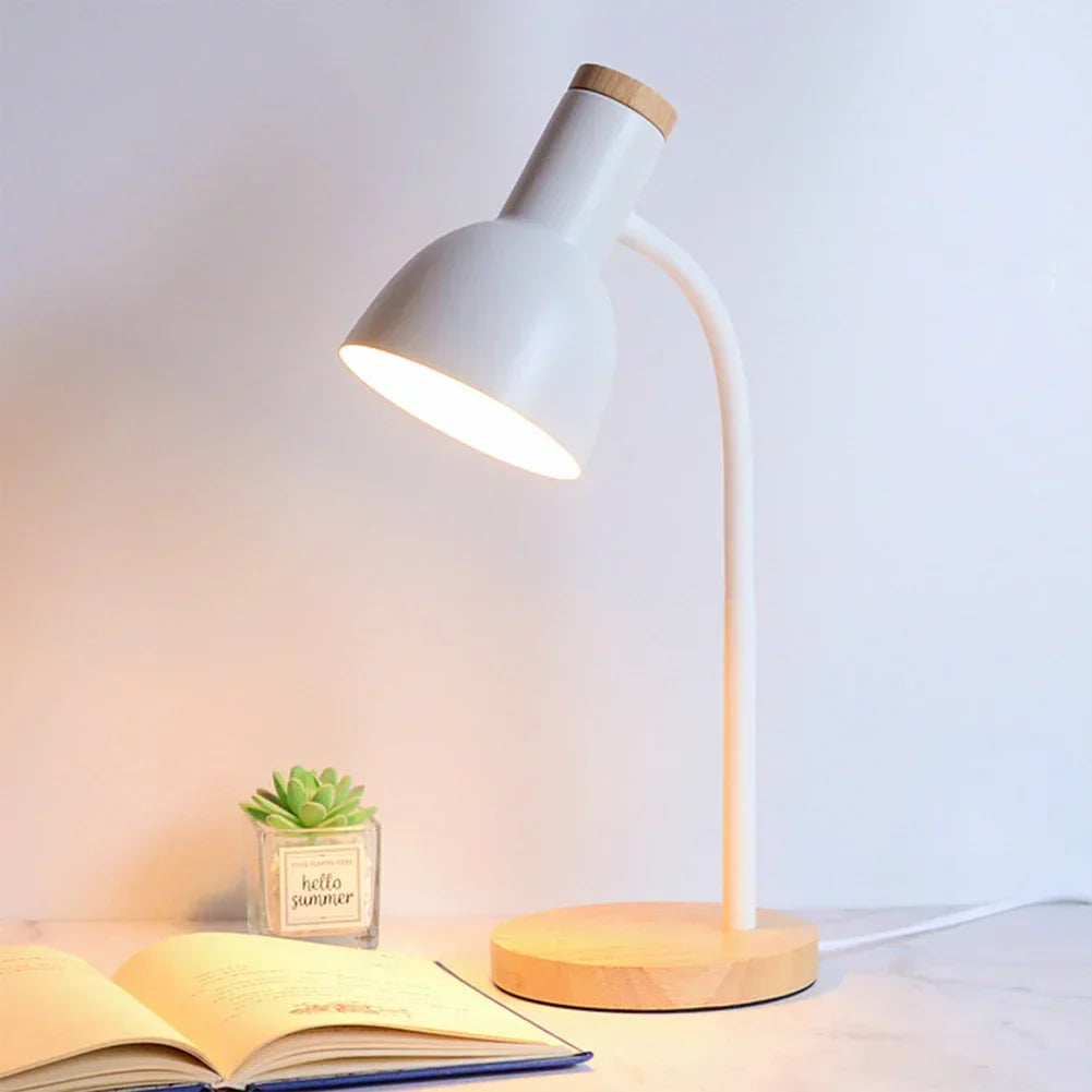 BowLift | Autumn and Winter Lighting | Nordic Creative Wood Art Iron LED Desk Lamp - Moxie