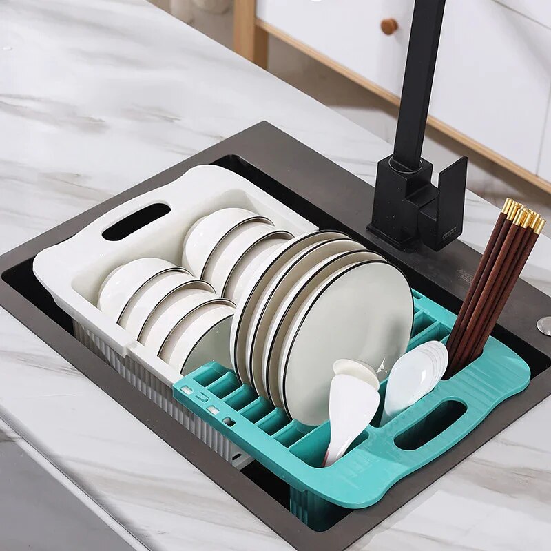 BowLift | Efficient Kitchen Retractable Dish Drain Rack