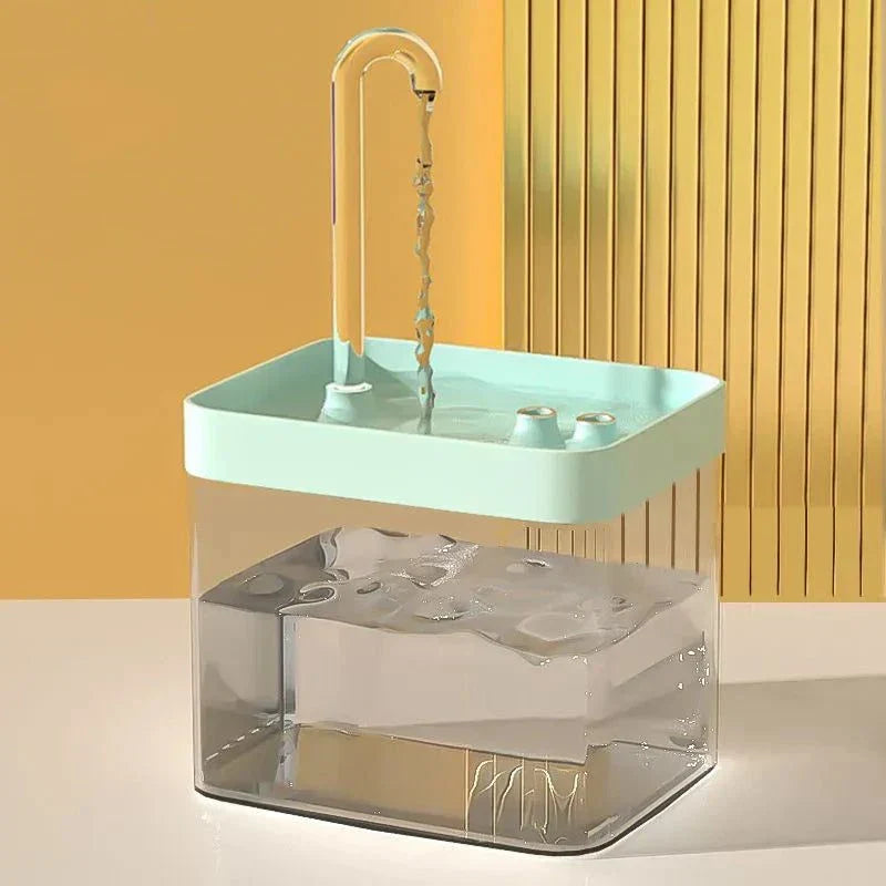 BowLift | Ultra-quiet Pet Water Fountain with Intelligent Filtration - 1.5 l Stainless Steel