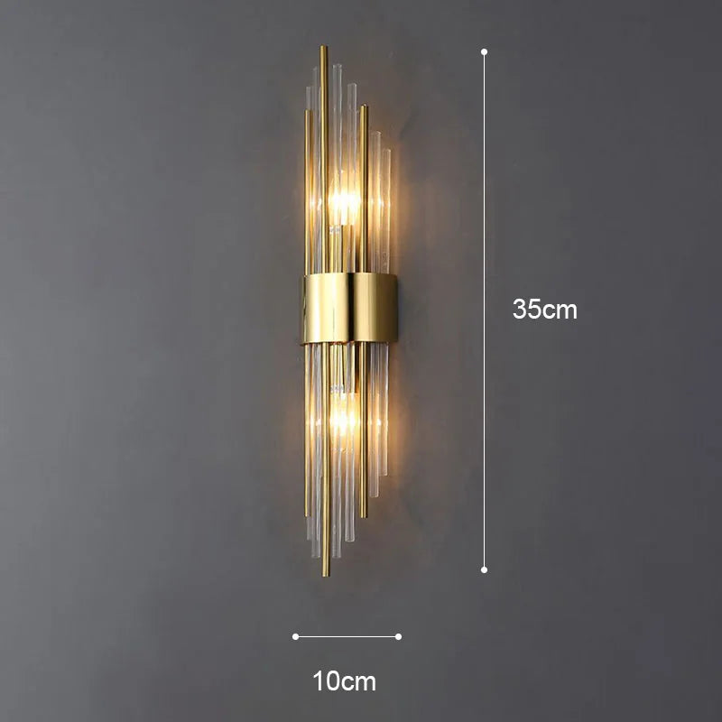 BowLift | Elegant LED Wall Lamp in Gold