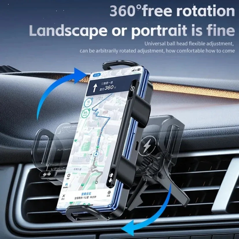 BowLift | 360 Rotation Car Wireless Charger