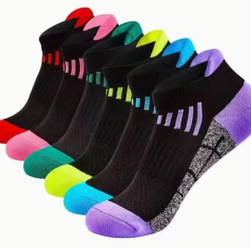 BowLift | 6 Pairs Low Cut Breathable Sports Socks for Men and Women – Sweat Absorbing Odor Resistant Thin Running Socks for Gym and Everyday Wear